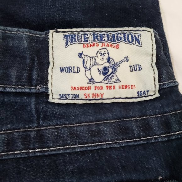 TRUE RELIGION Skinny Jeans Women's Size 26 - Picture 6 of 8